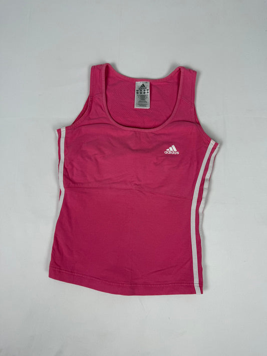 Pink activewear cotton top with inside bra (M/L)