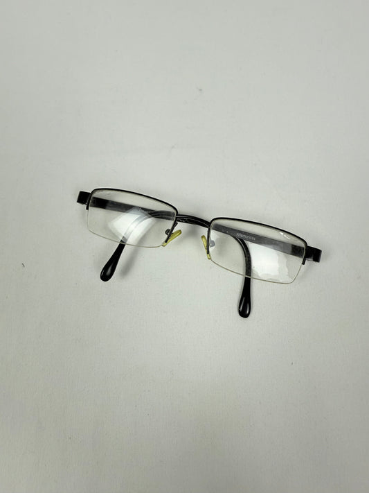 Metallic black office glasses (with prescription)