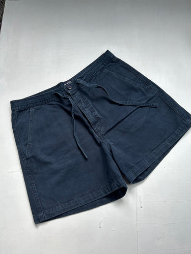 Dark navy high rise mini short (M)