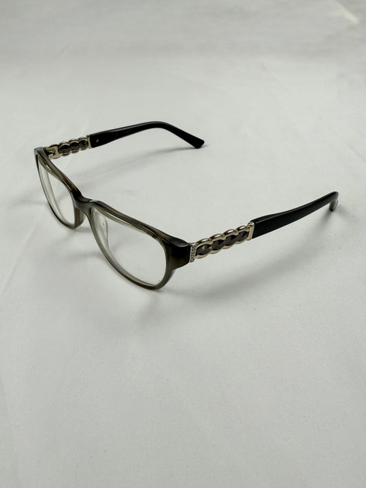 Black 2000s office glasses (with prescription)