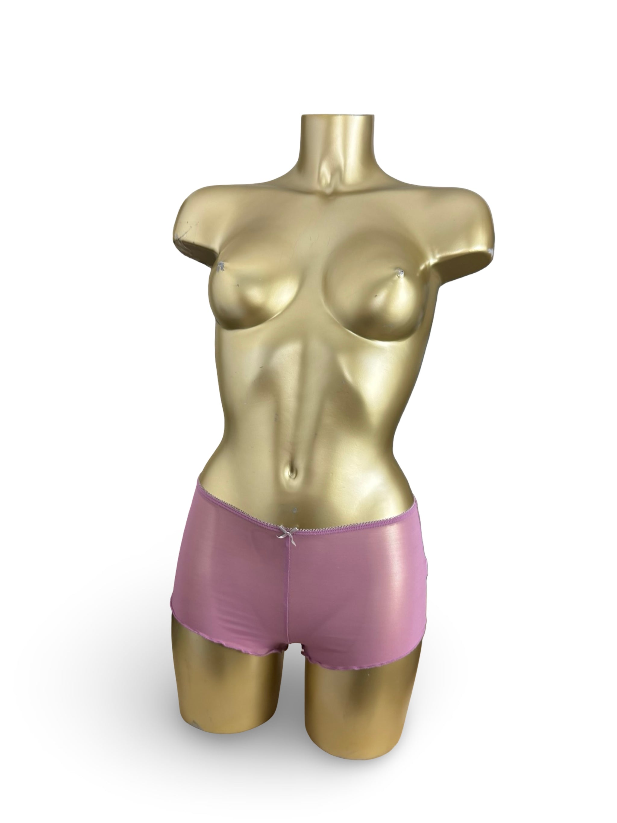 Set of 2 mesh see trough low rise mini short (S/M)