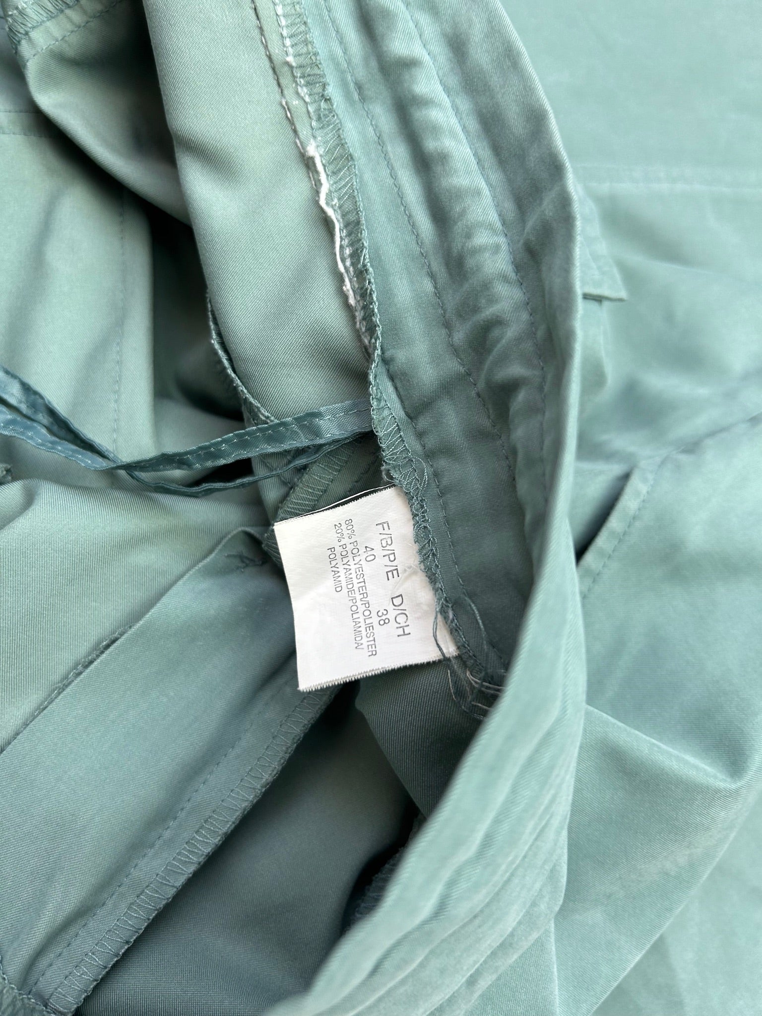 Khaki cargo low rise baggy joggers pants (M/L)
