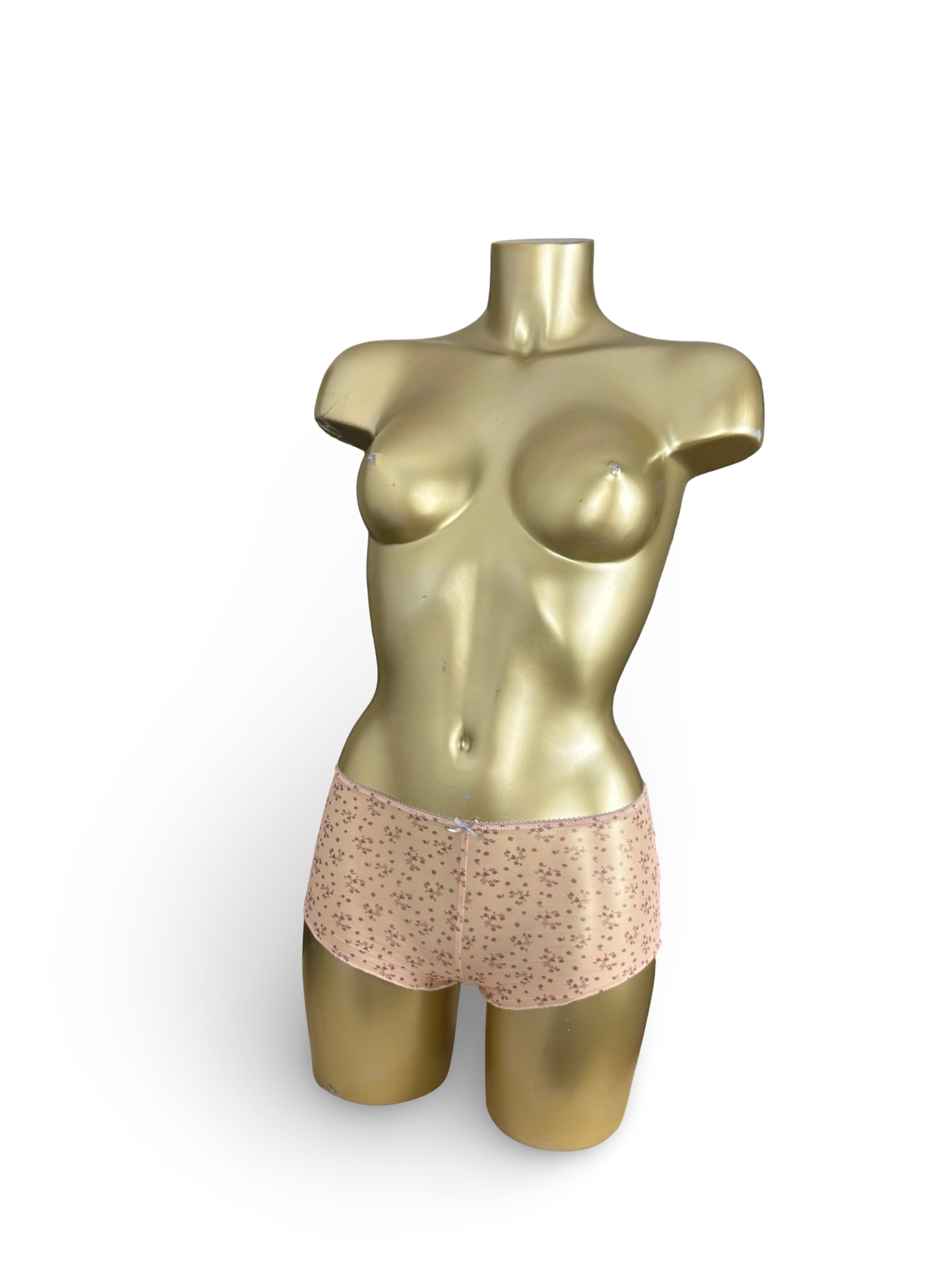Set of 2 mesh see trough low rise mini short (S/M)