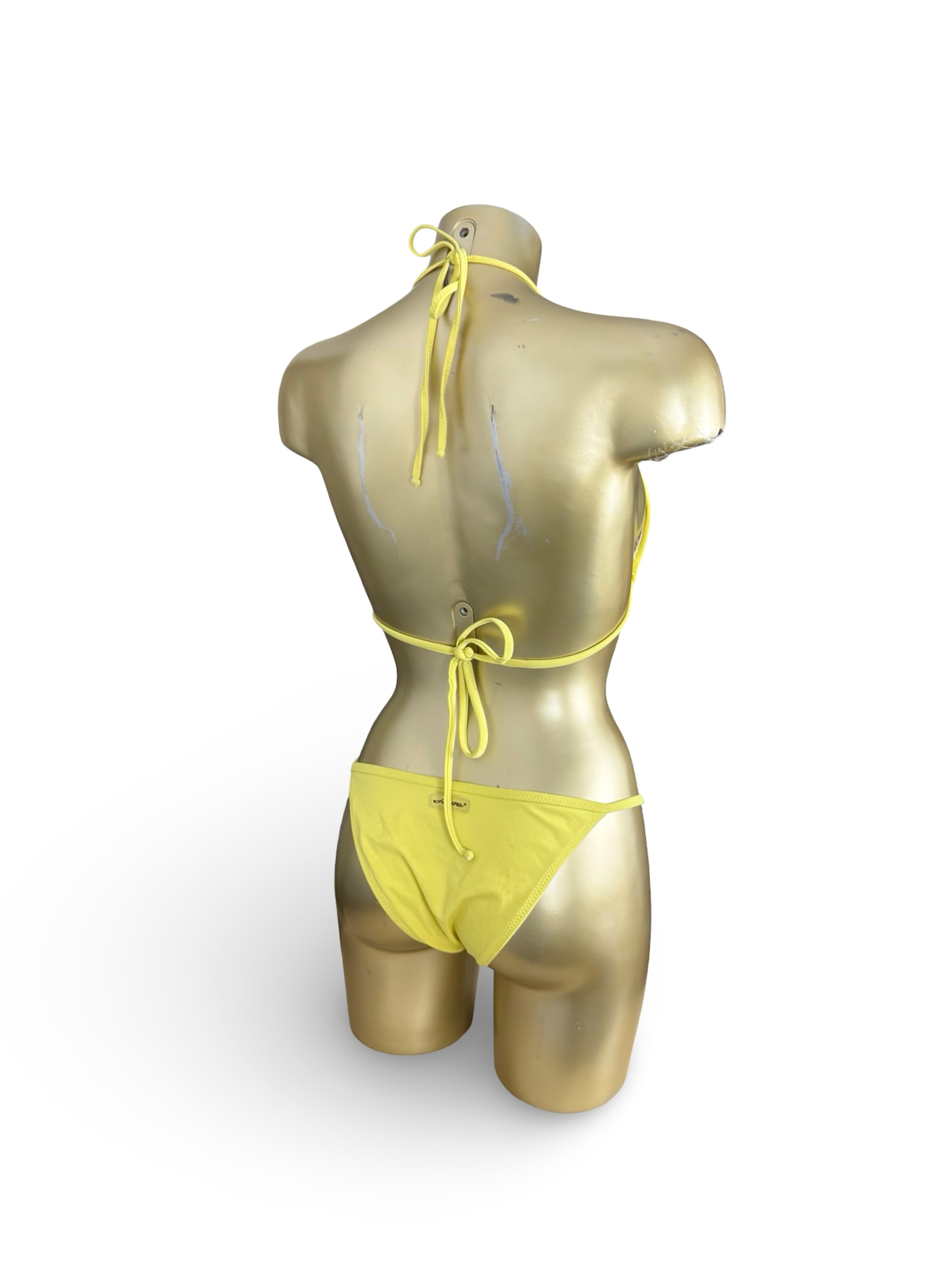 Yellow low rise bikini set (S/M)