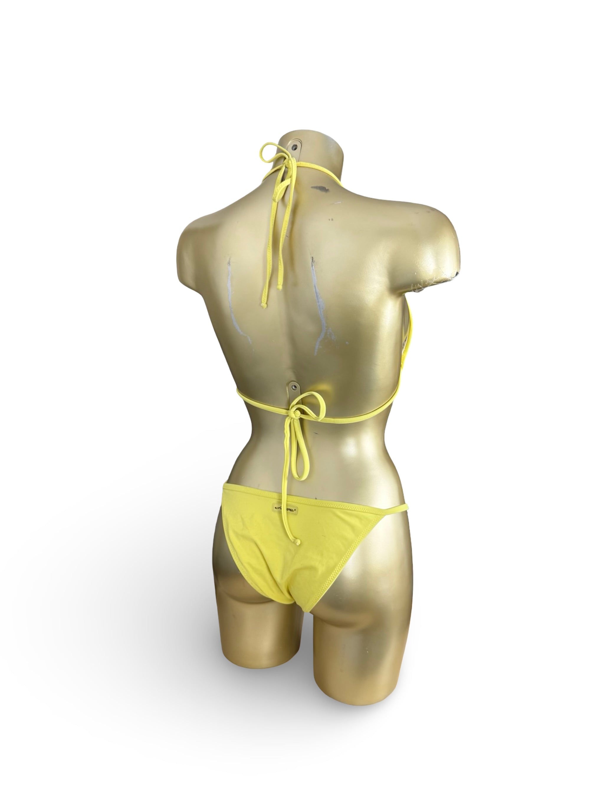 Yellow low rise bikini set (S/M)