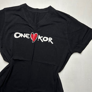 Black spell out logo tee 90s y2k vintage (S/M)