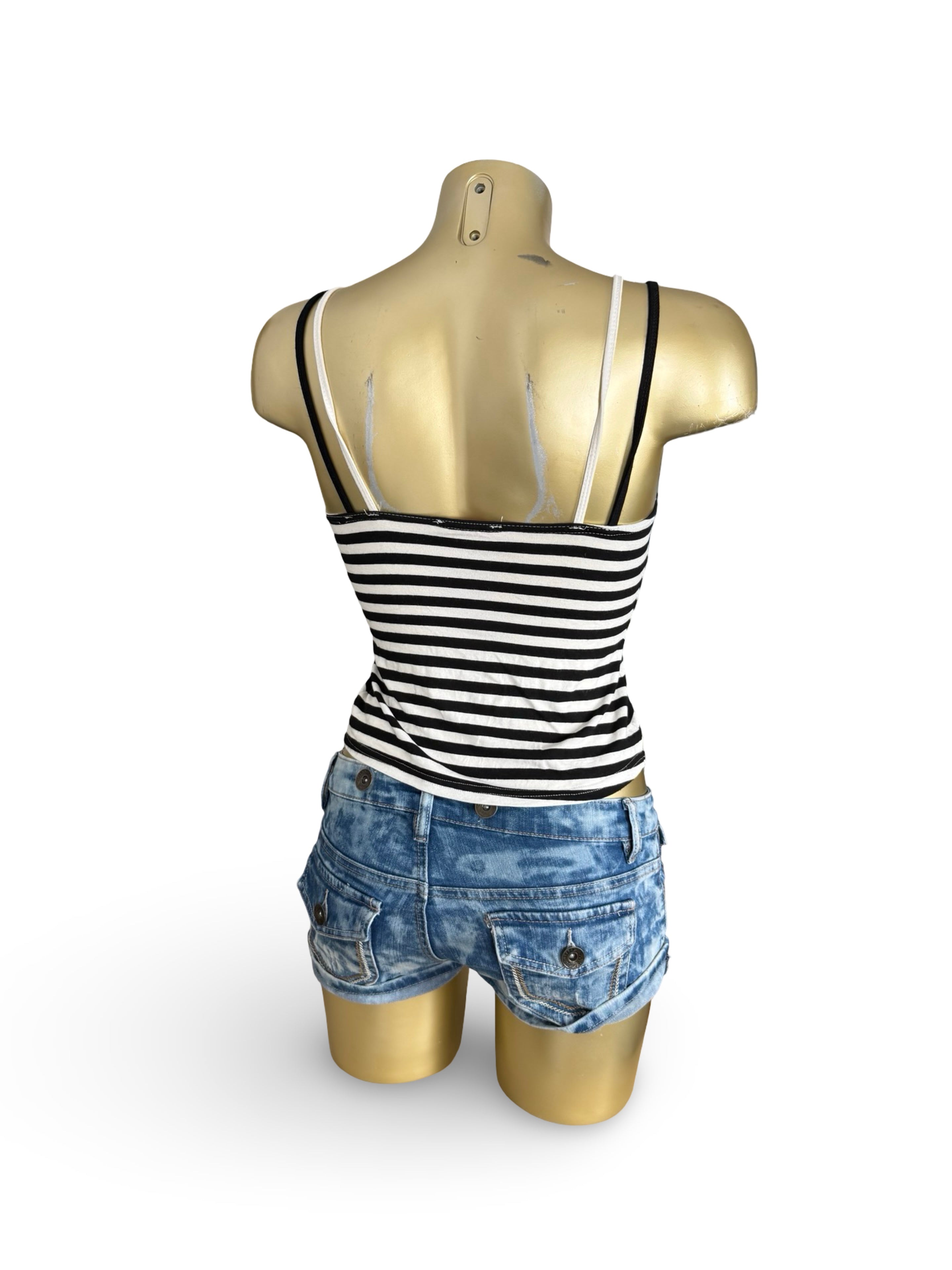 White striped cami top (S)