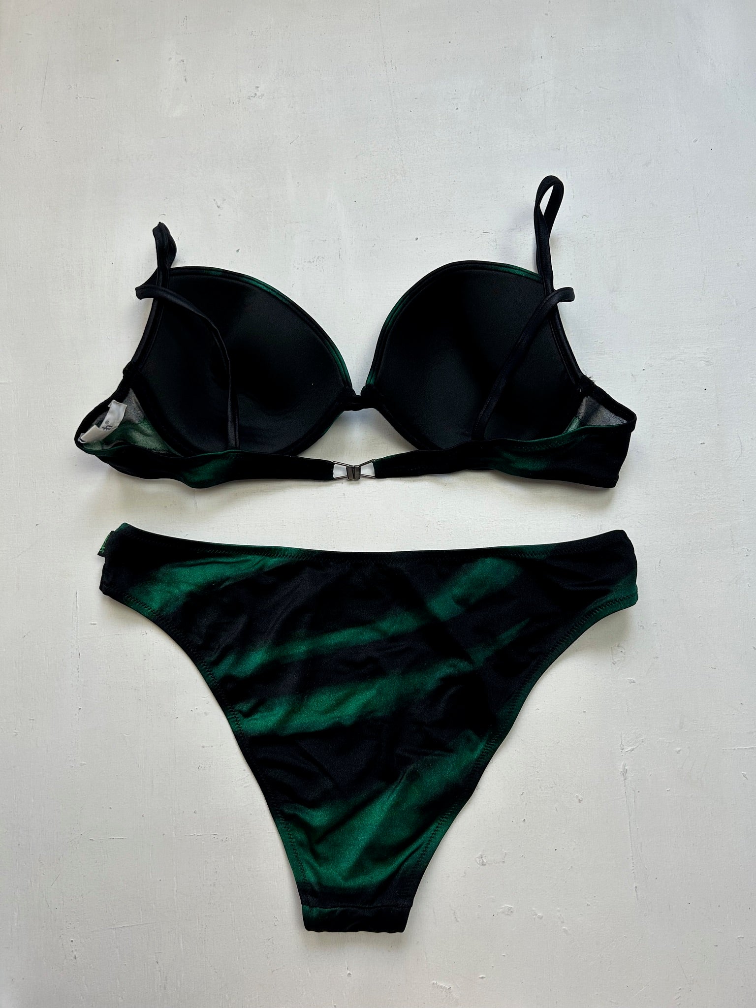 Dark green y2k vintage bikini set (M)