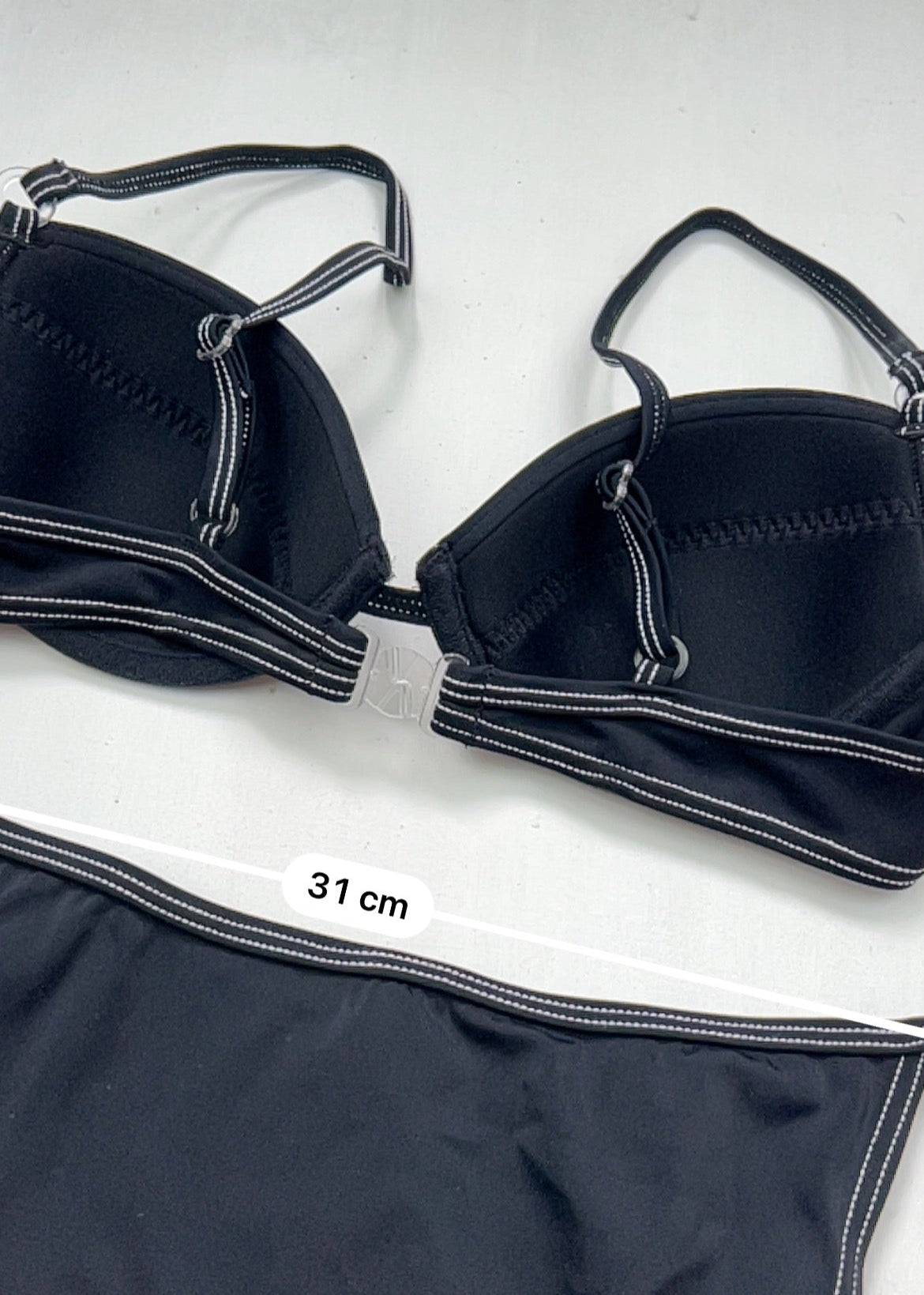 Navy high waist bikini set (L)