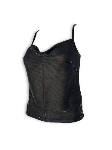 Black glitters cami top (S/M)