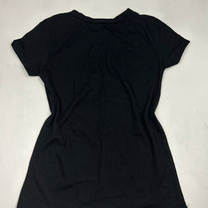 Black graphic cotton tee (M/L)