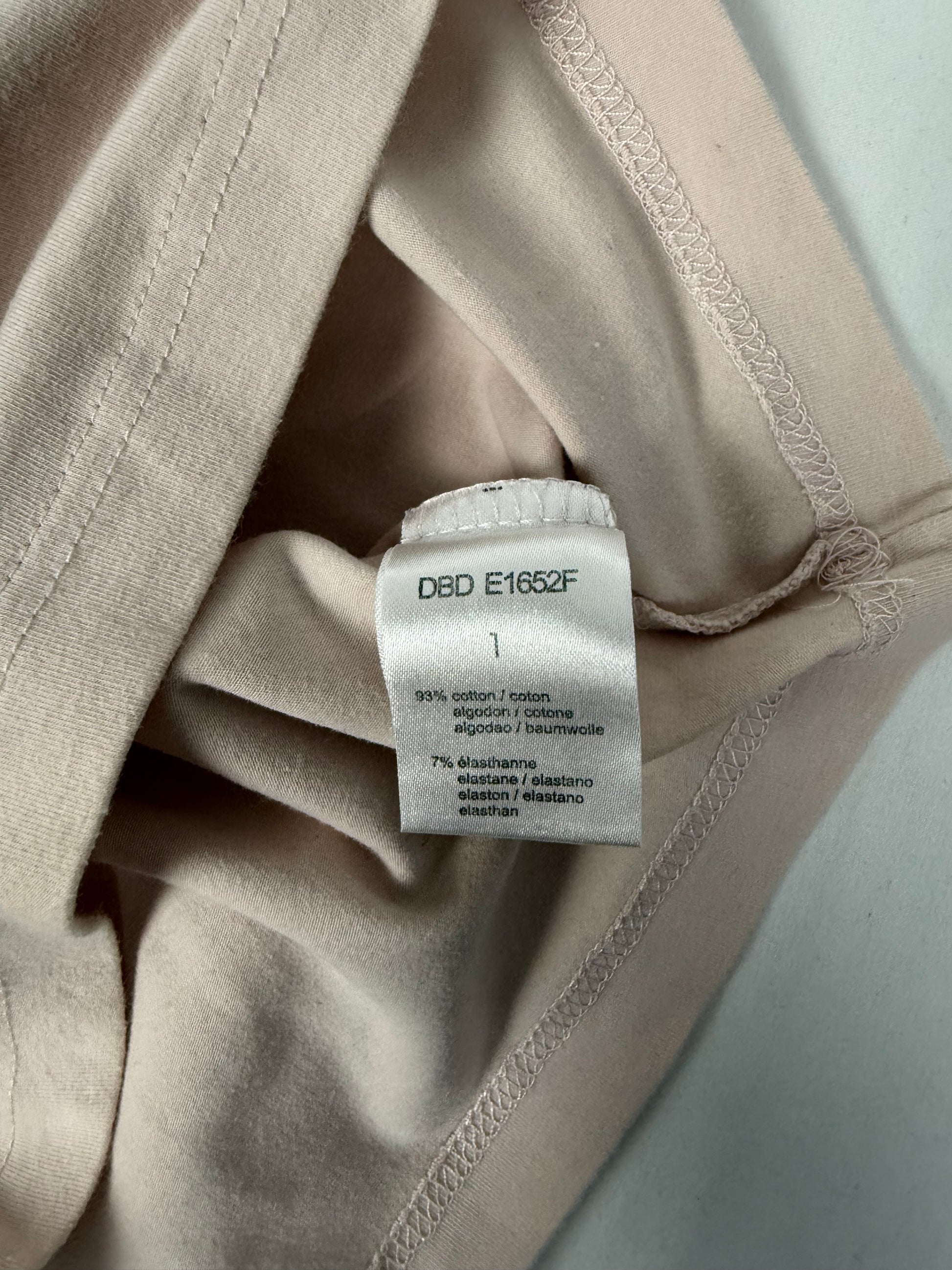 Baby pink tight fit cotton halter top (S)