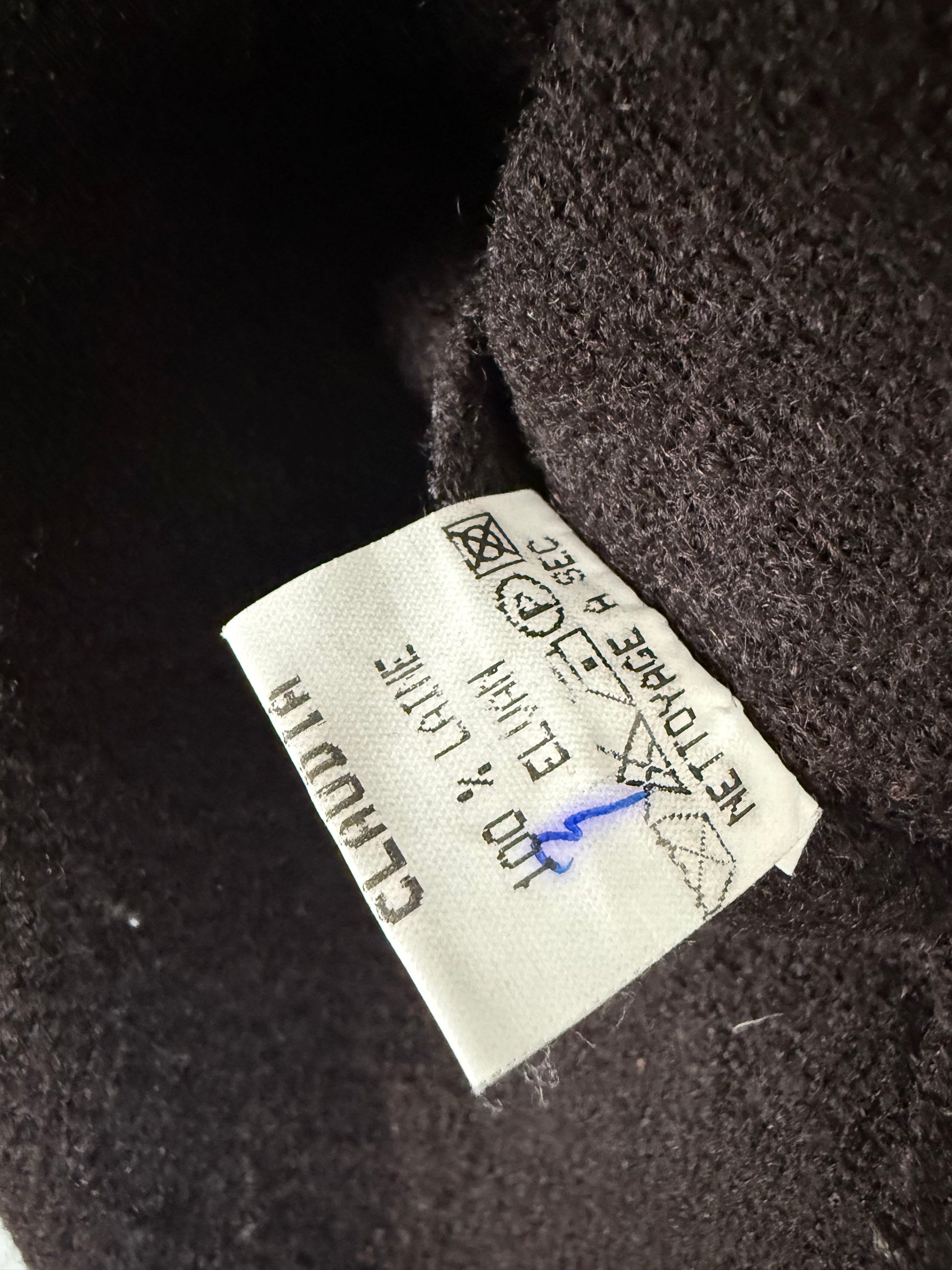 Brown 100% wool tight fit jacket (S)