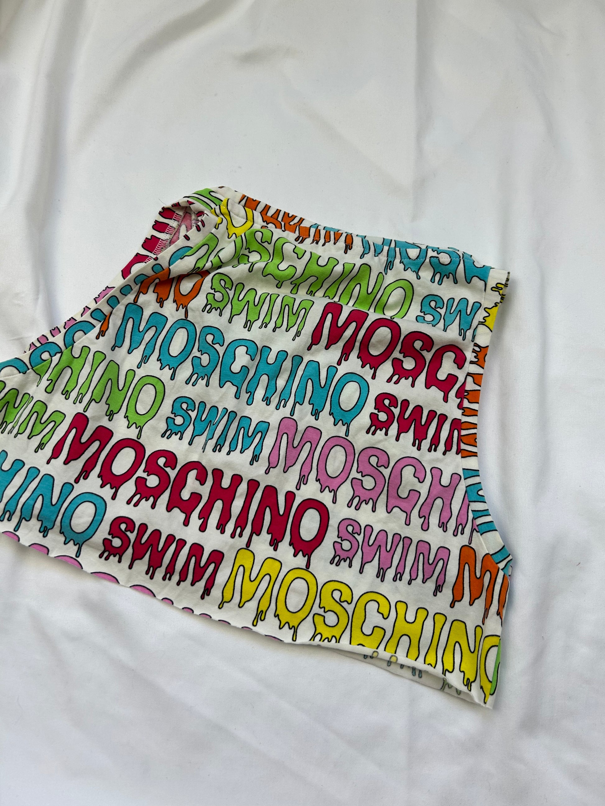 Multicolor logo crop top (XS)