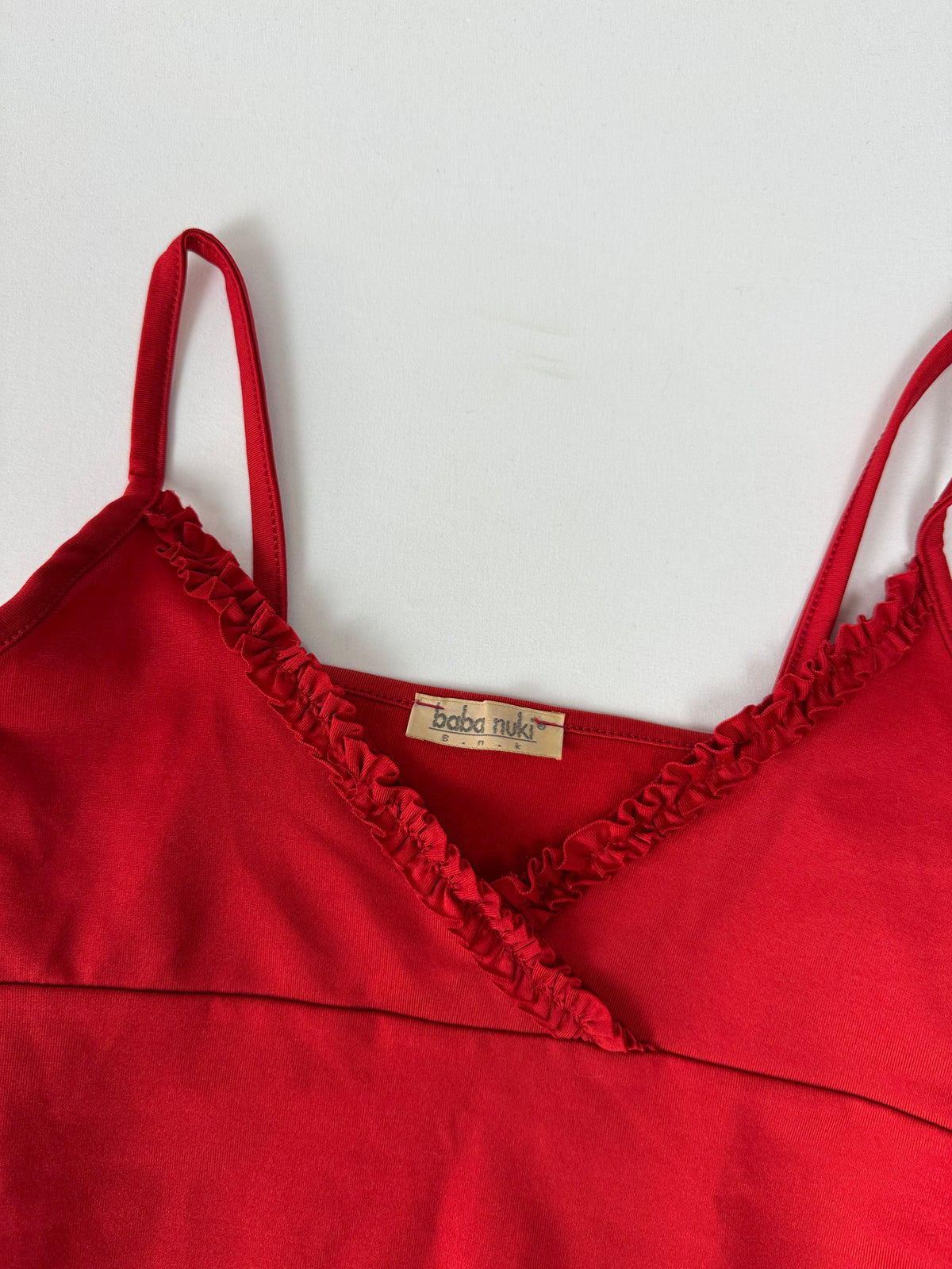 Red cami top (S)