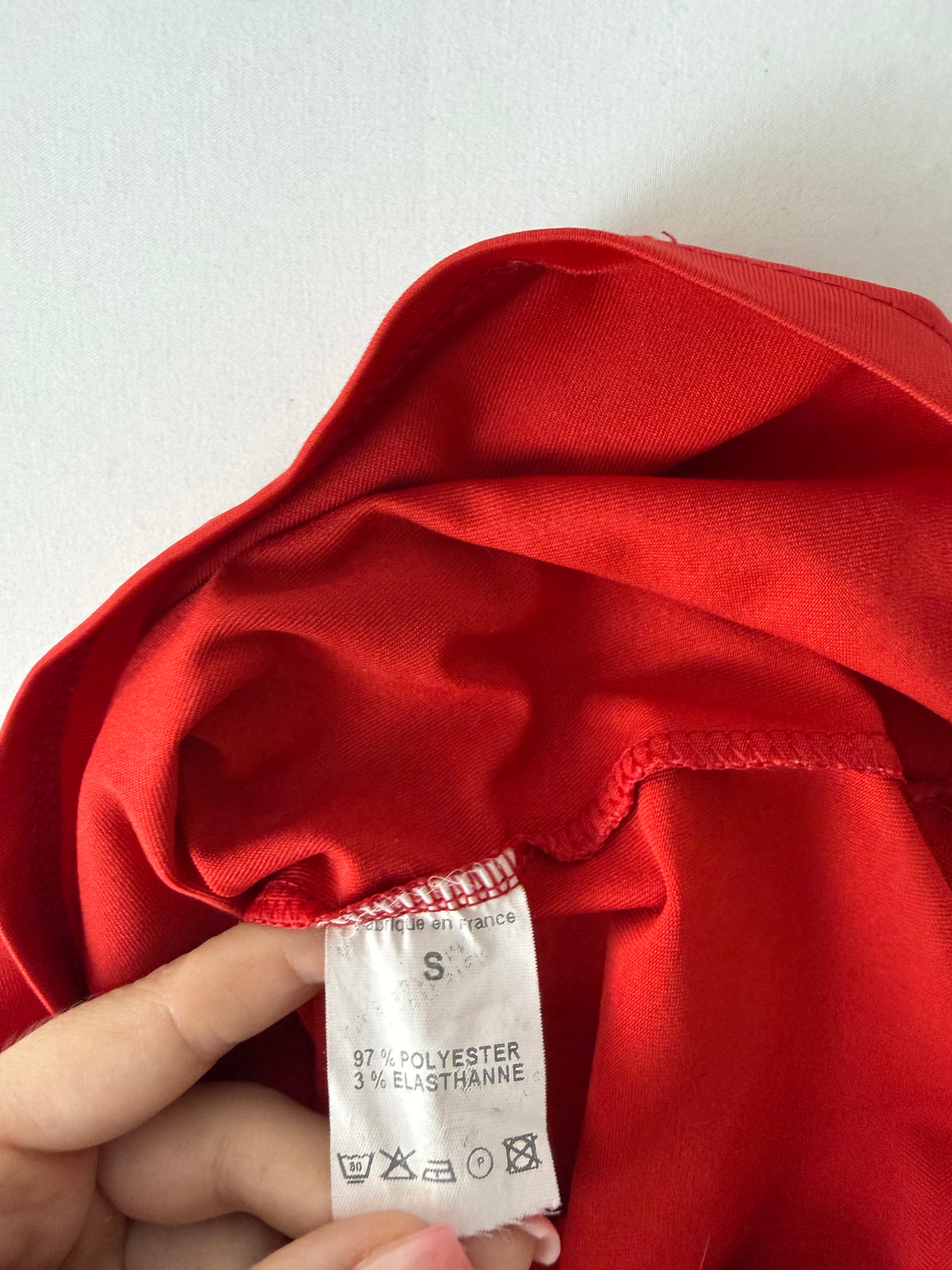 Red cami top (S)