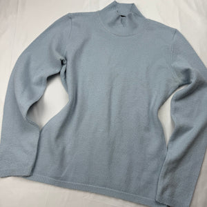 Baby blue high neck jumper (S)