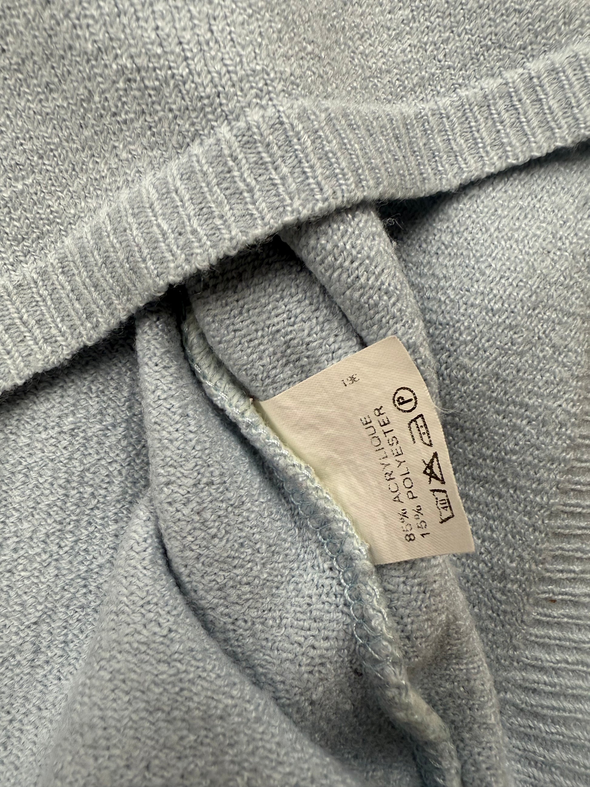 Baby blue high neck jumper (S)