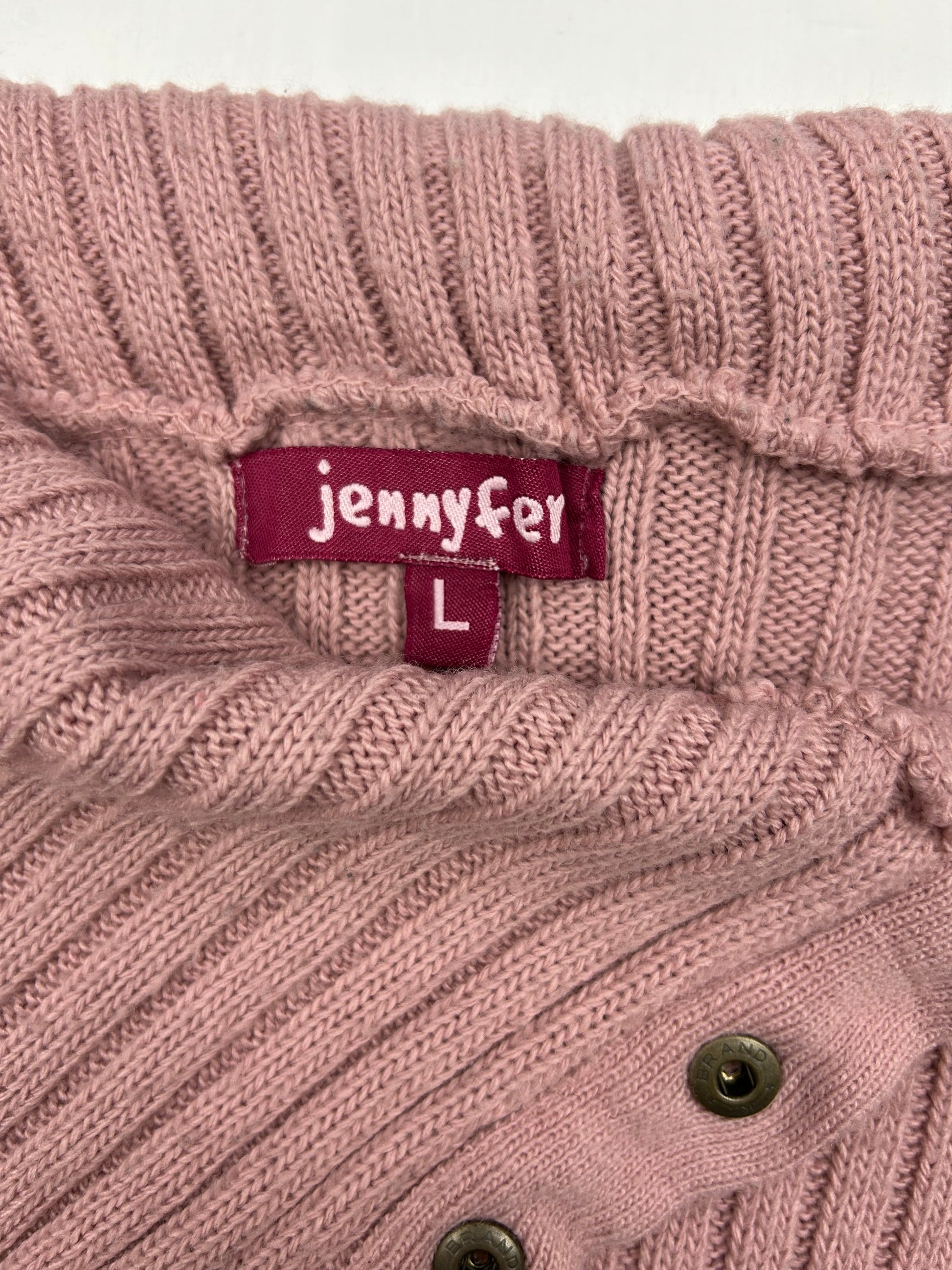 Pink turtleneck  jumper (M)