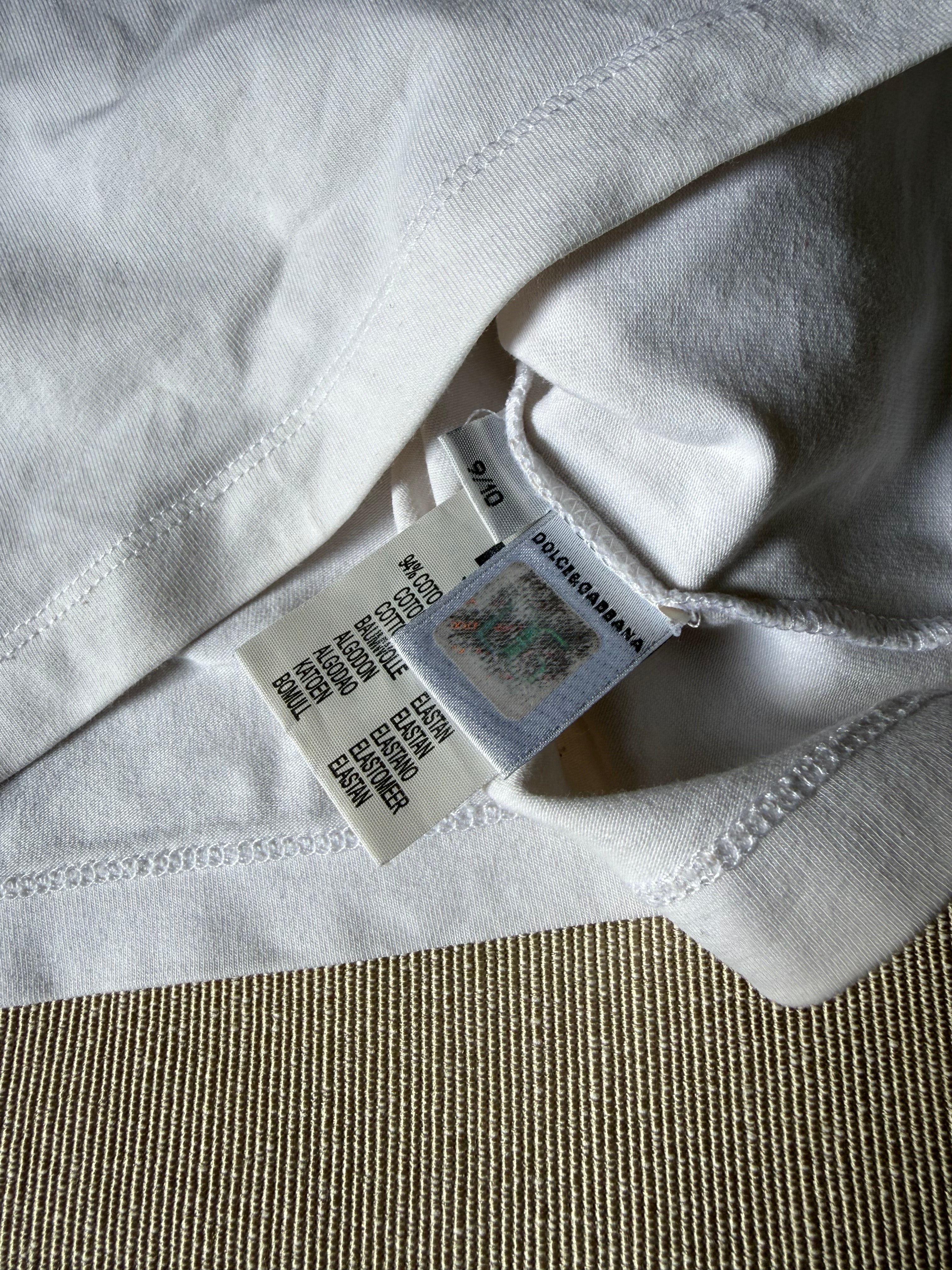 White cotton logo tank top (XS/S)