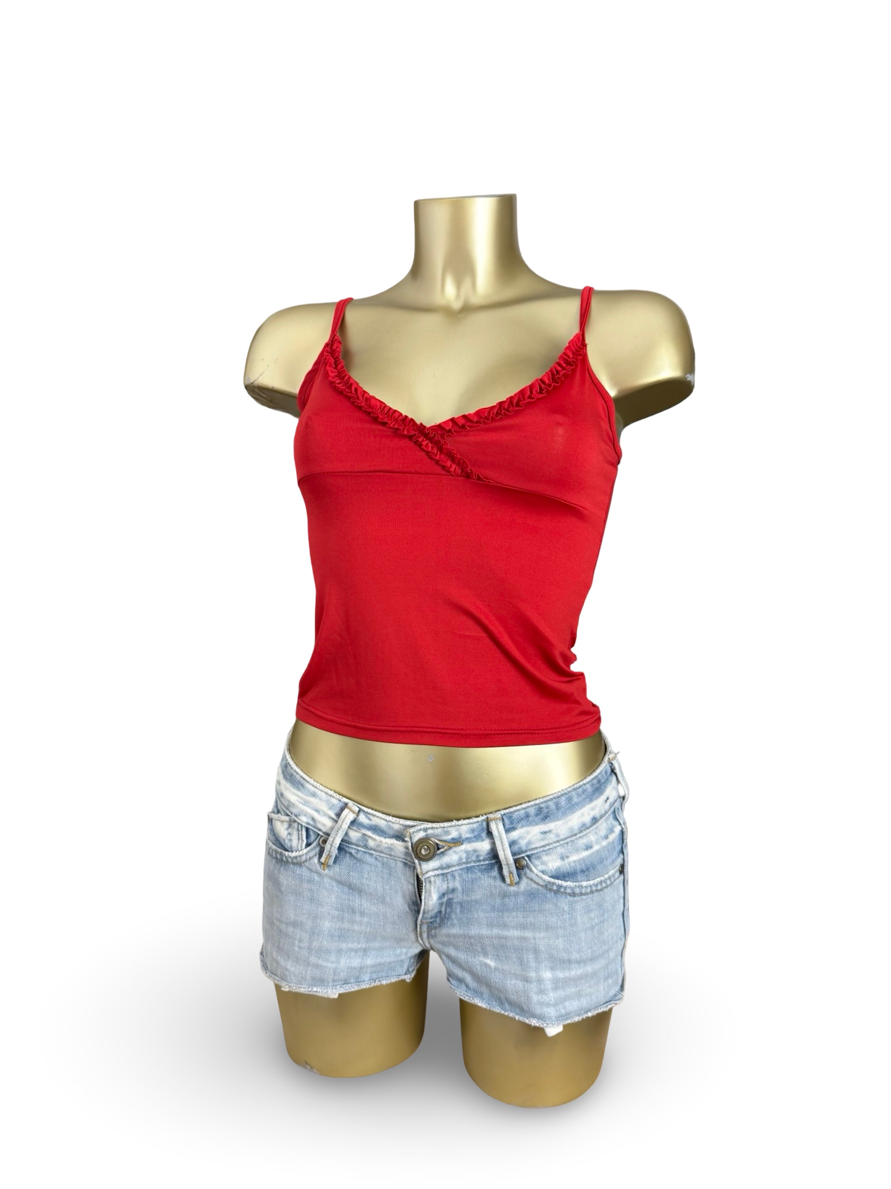 Red cami top (S)