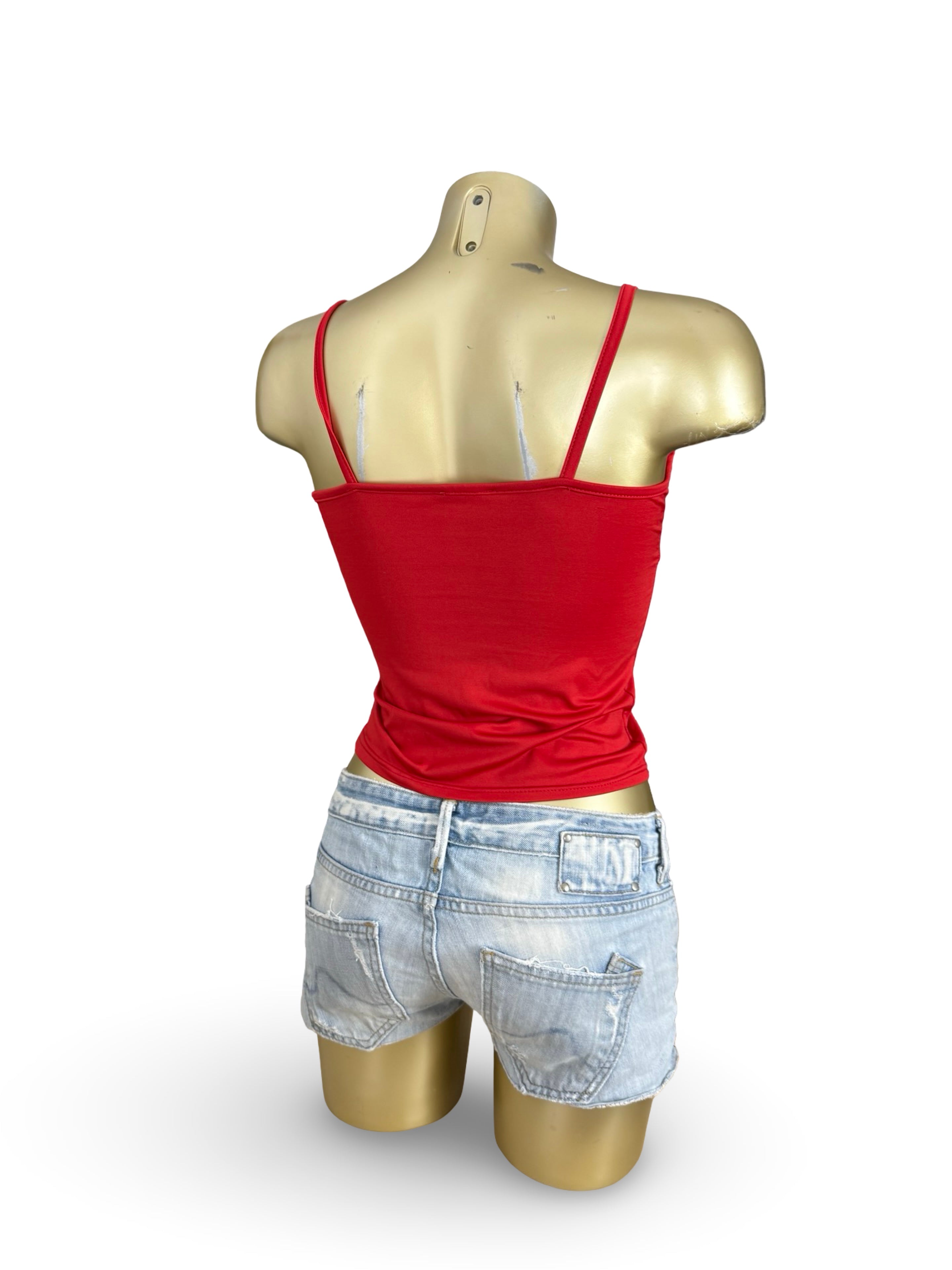 Red cami top (S)