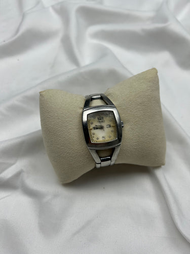 Vintage silver  inox bracelet jewelry watch