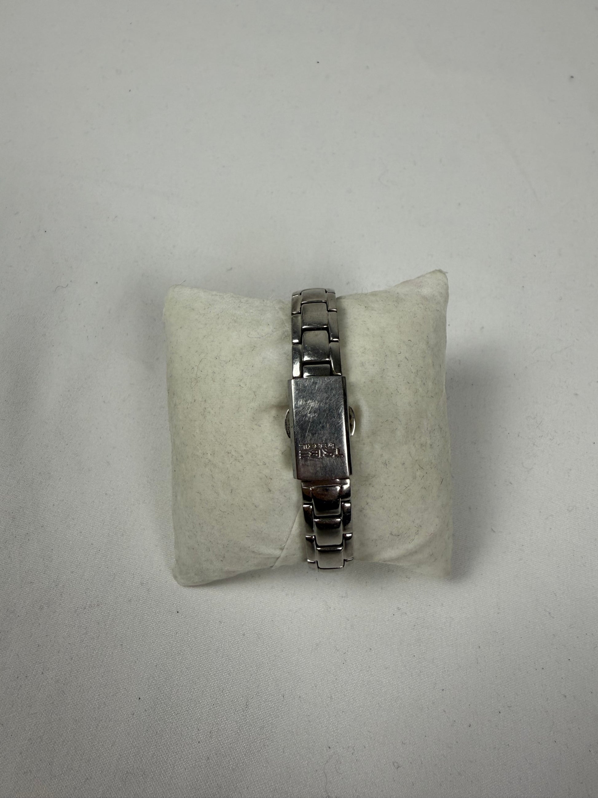 Vintage silver & purple bracelet watch jewelry