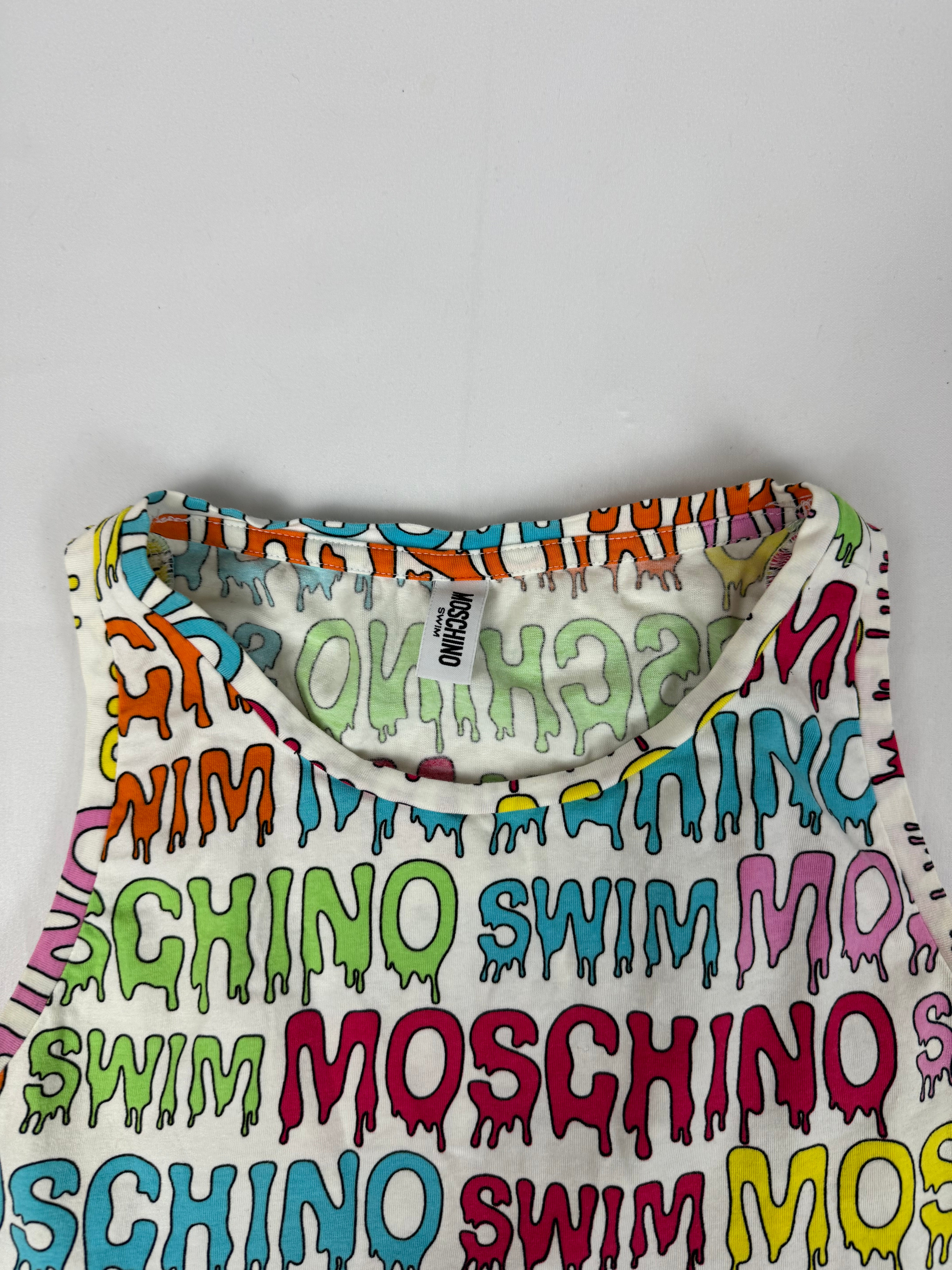 Multicolor logo crop top (XS)