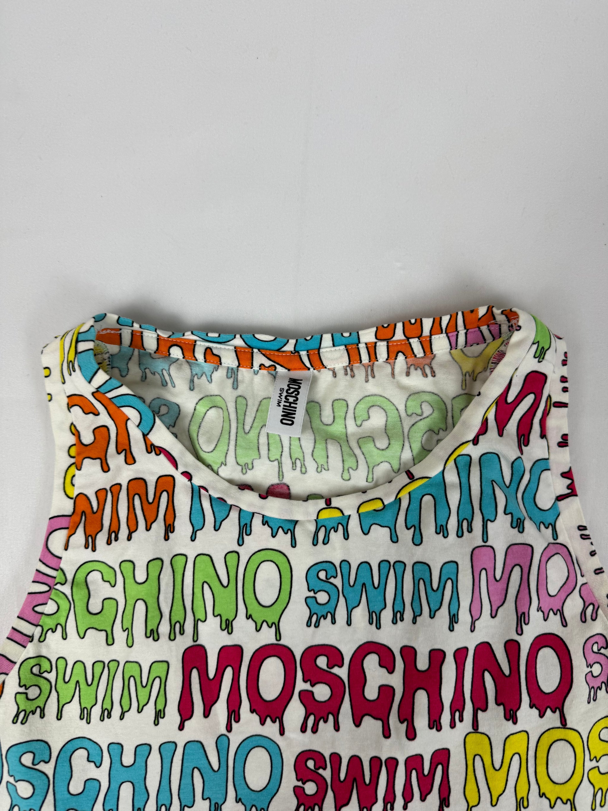 Multicolor logo crop top (XS)