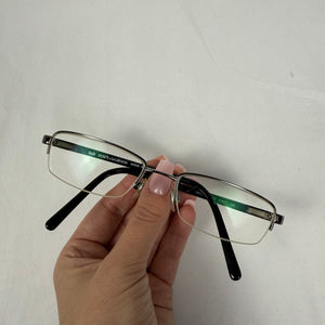 Black logo 2000s office siren glasses (no prescription)