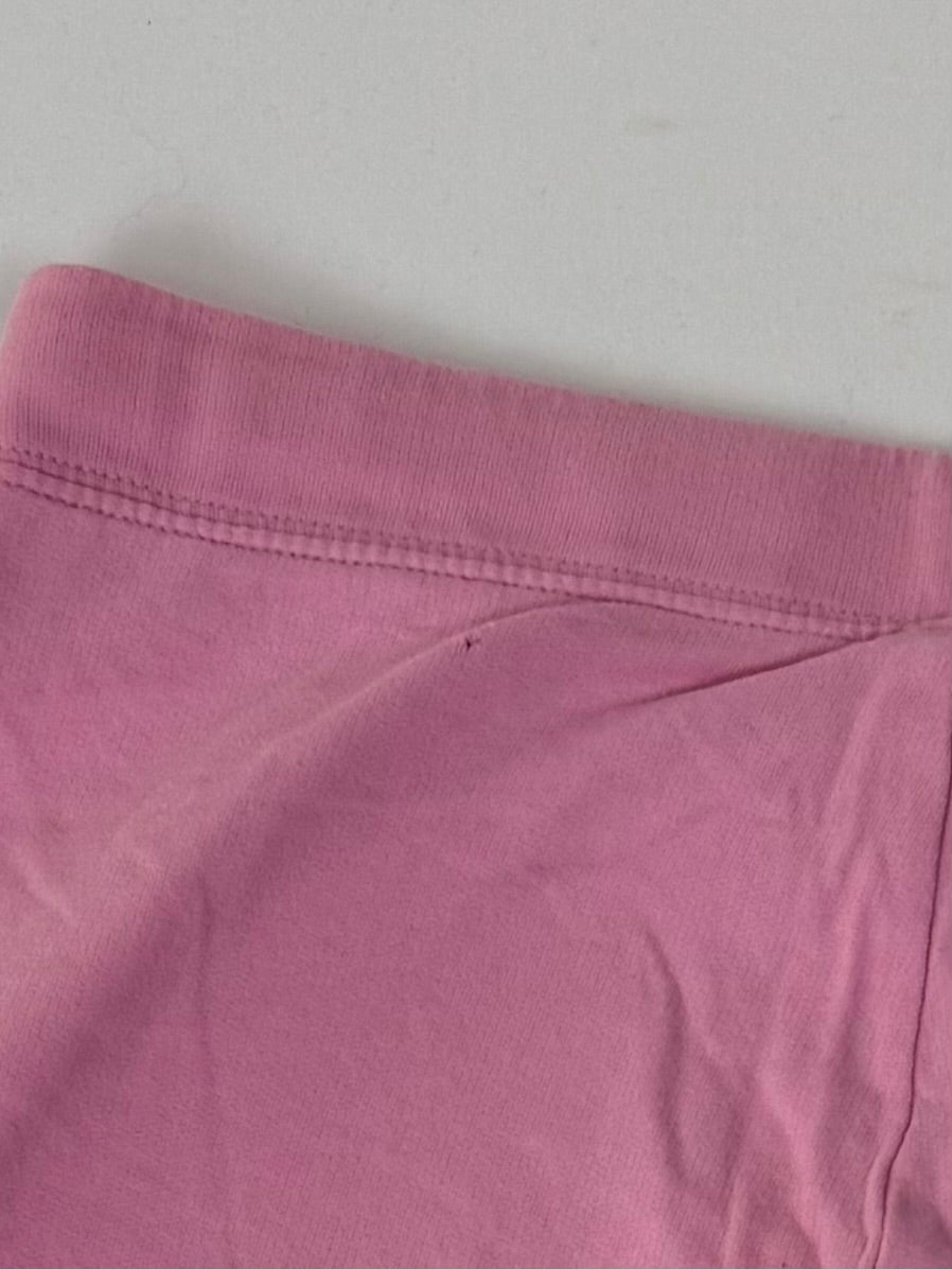 Baby pink cotton activewear capri pants (XS)
