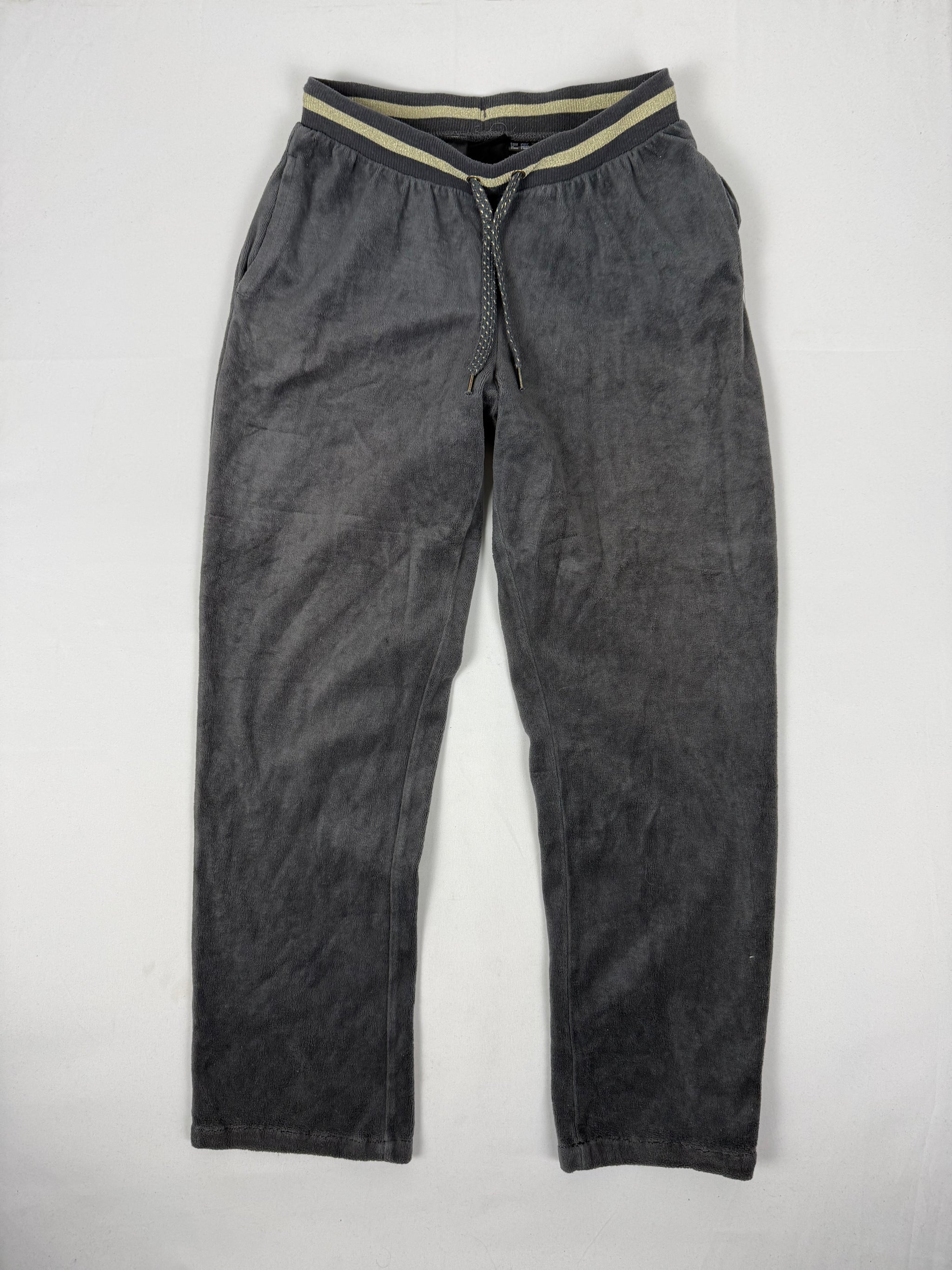 Grey activewear zip up sweatshirt + joggers set (M)