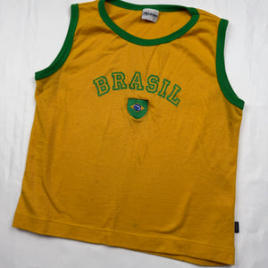 Yellow brasil tank top (M/L)