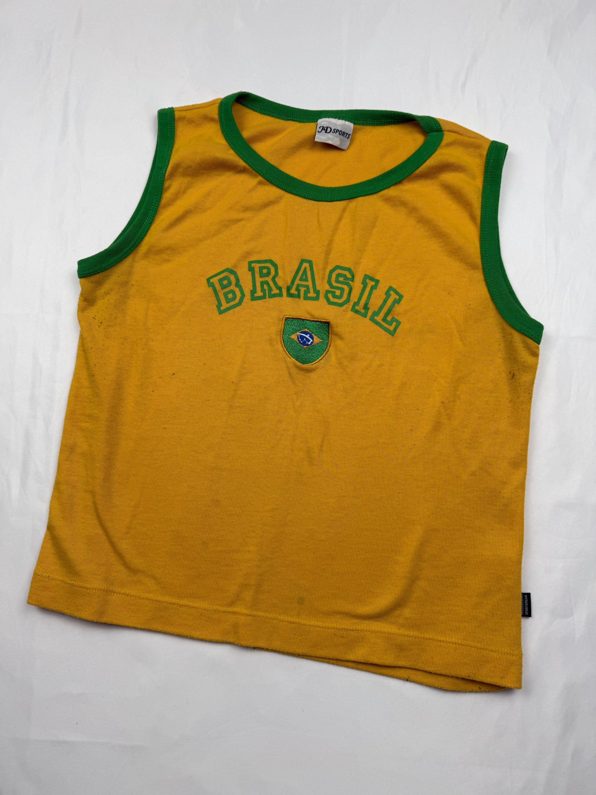 Yellow brasil tank top (M/L)