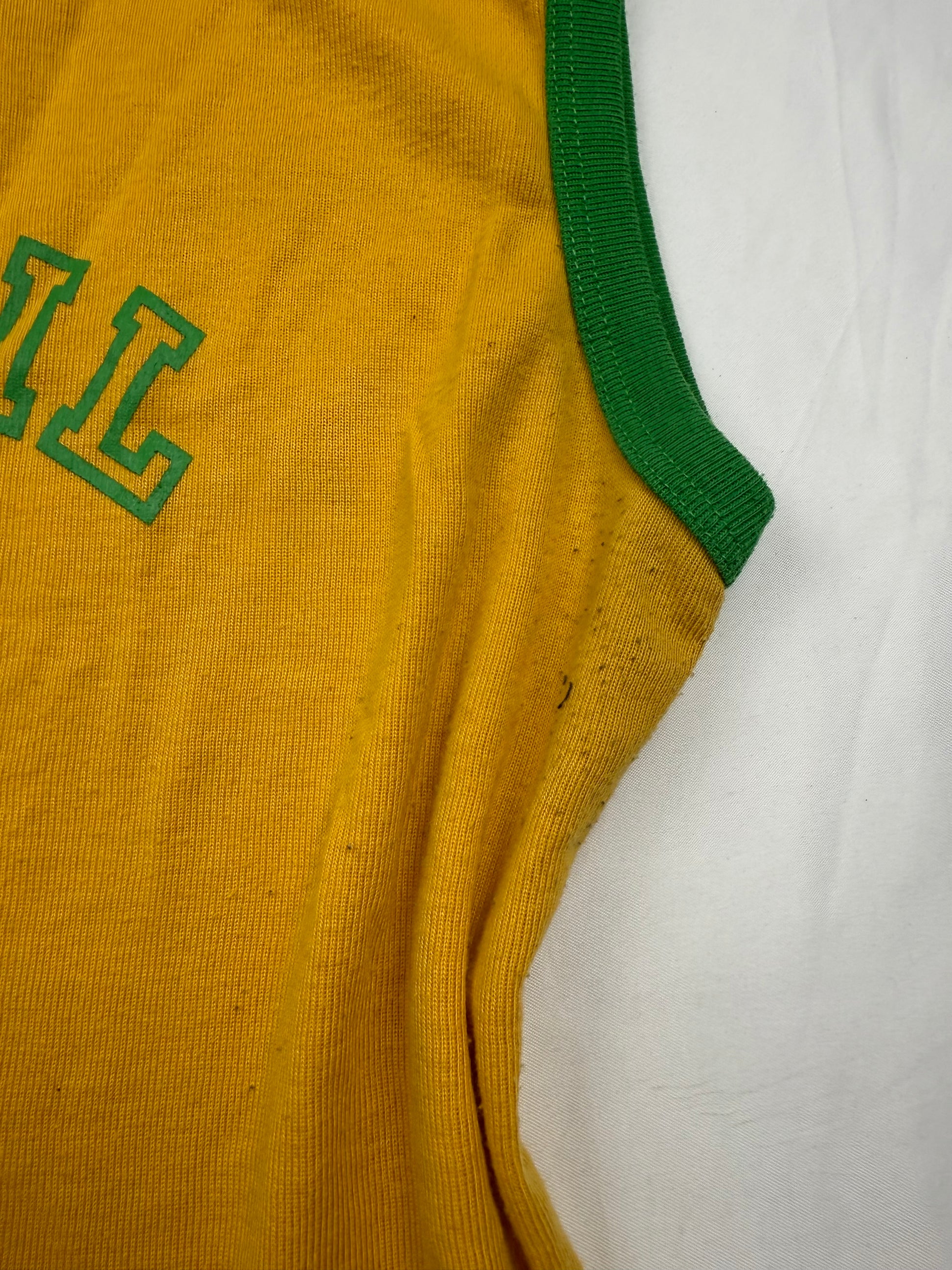 Yellow brasil tank top (M/L)