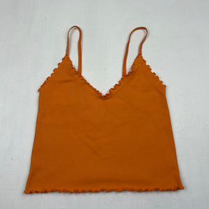 Orange stretchy cami top (XS/S)
