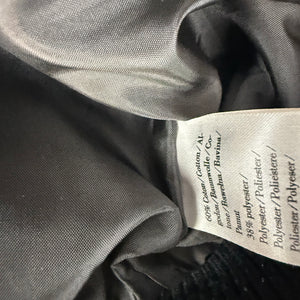 Grey denim cotton zip up jacket (L)