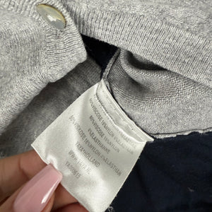 Black 2 in 1 cardigan + top (S)