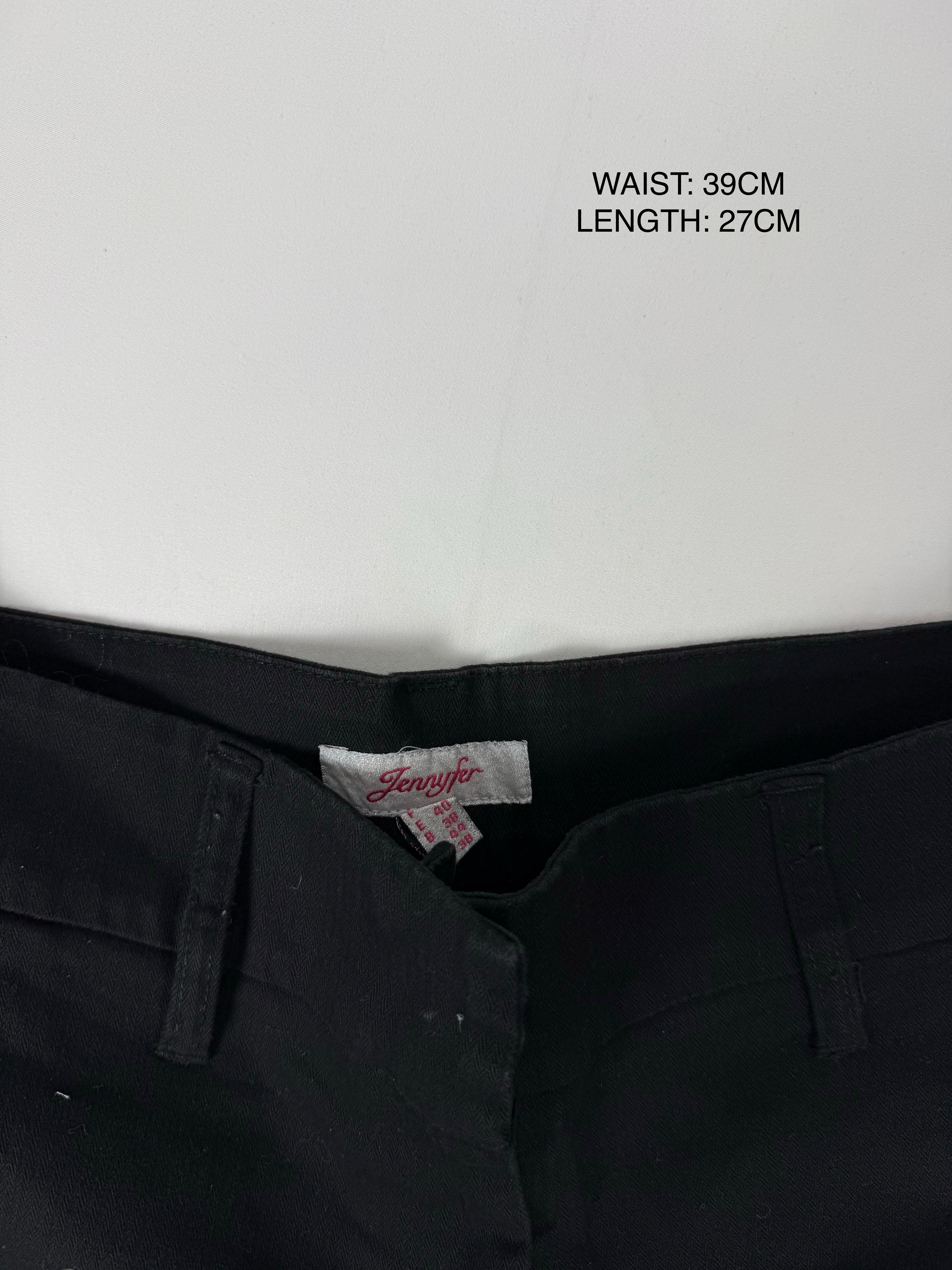 Black low rise mini short (S/M)