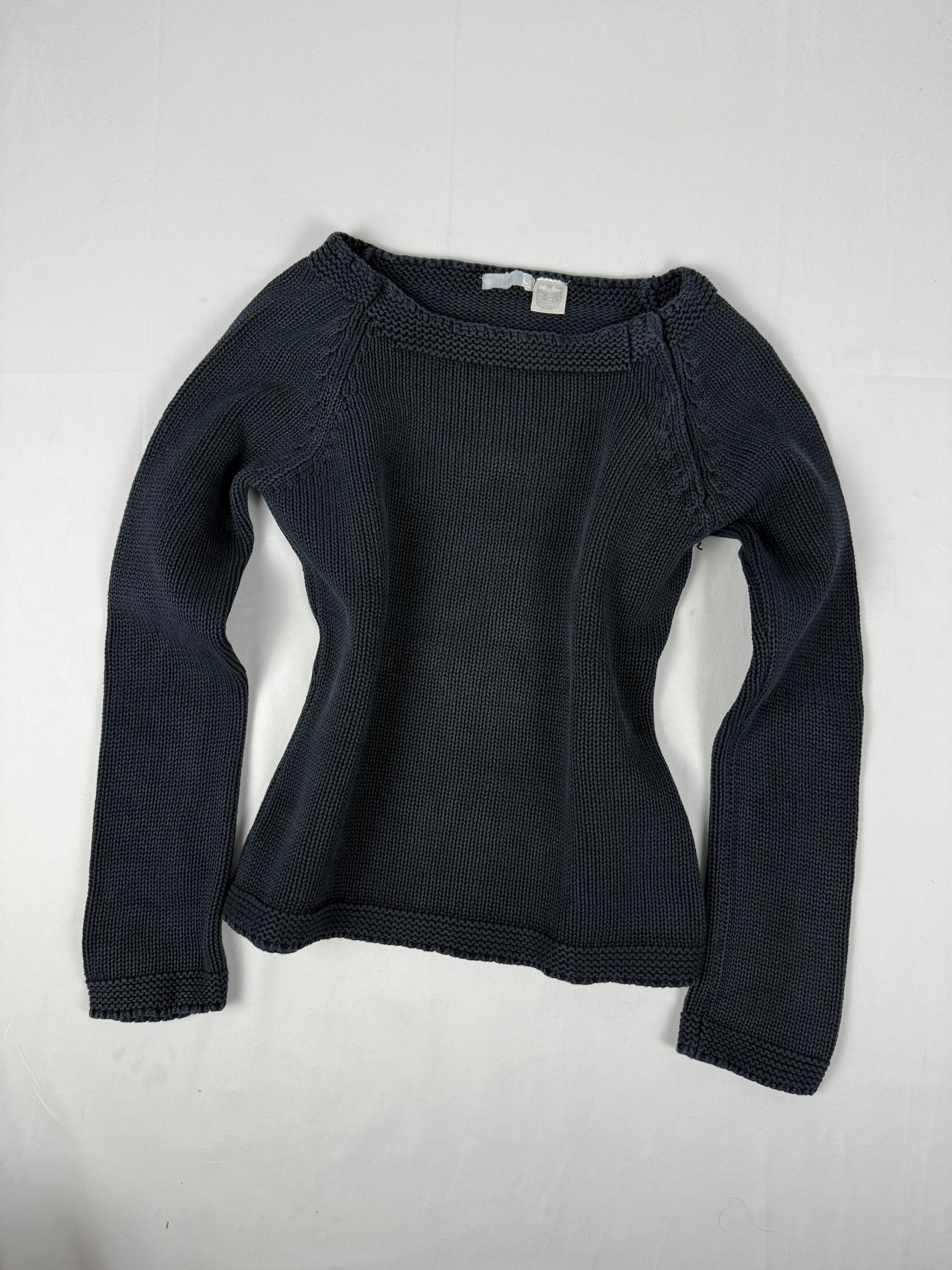 Navy cotton jumper (S/M)