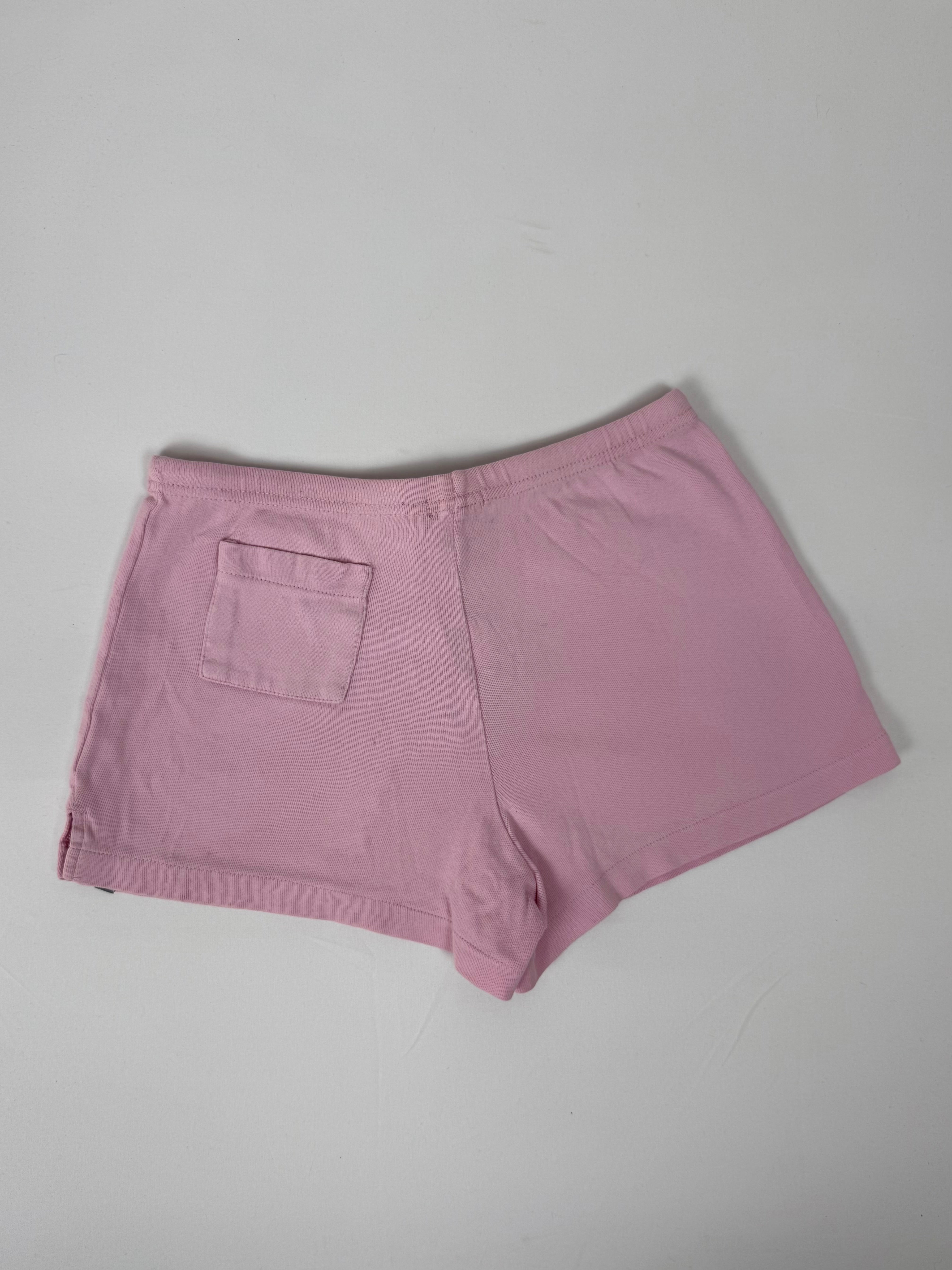 Baby pink cotton activewear mini short (S)