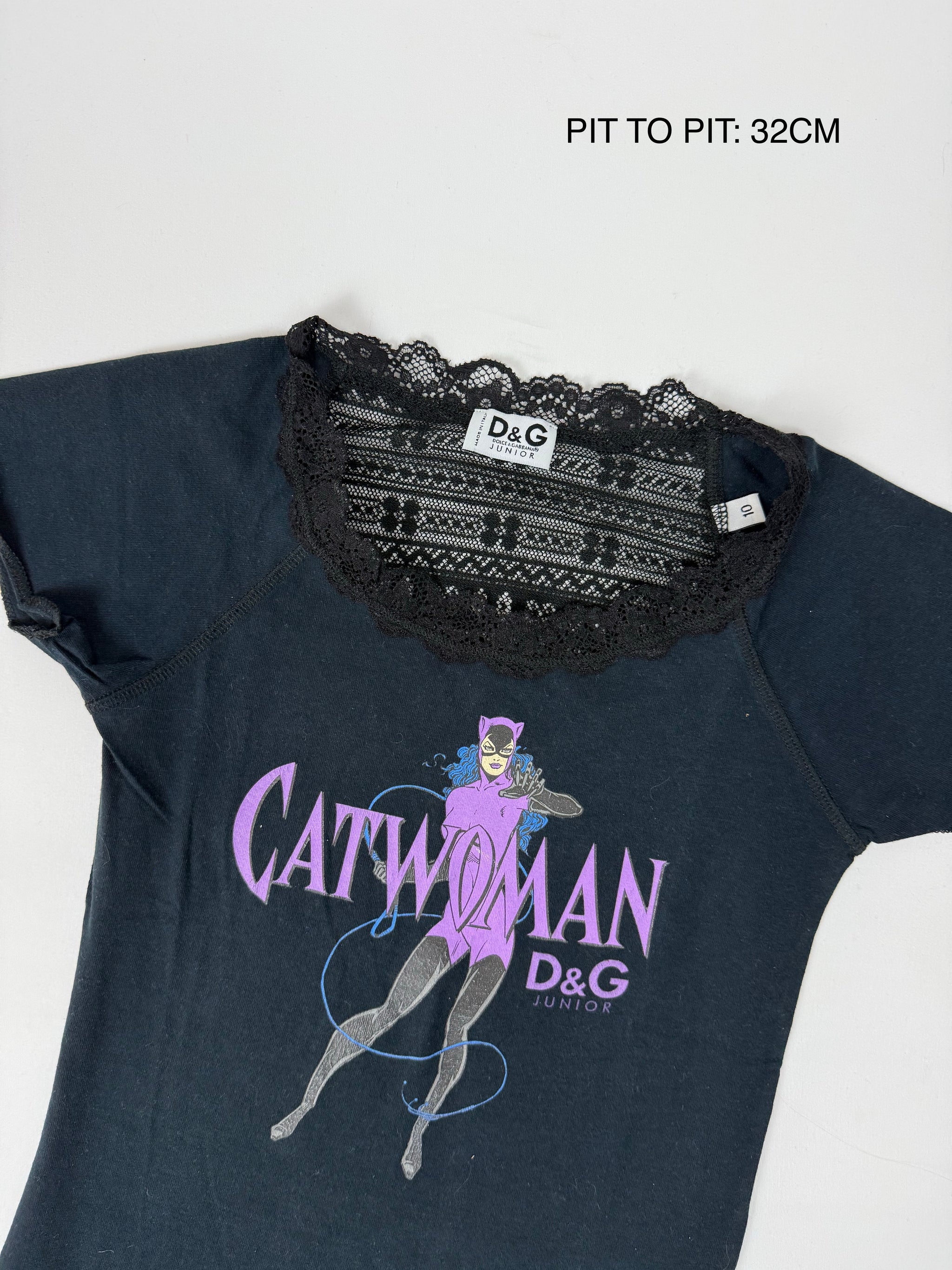 Black graphic tee (XS)