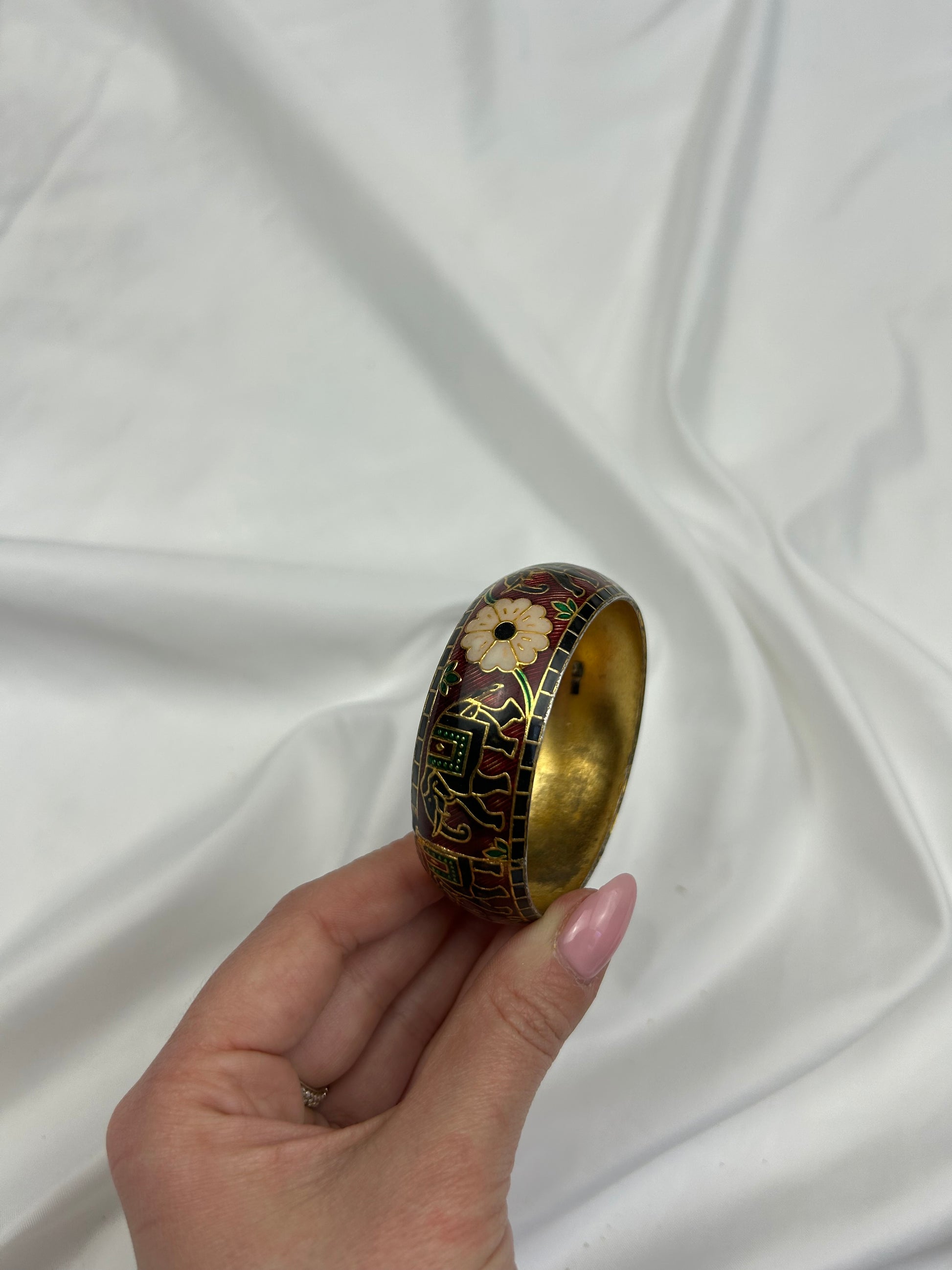 Multicolor bangle bracelet