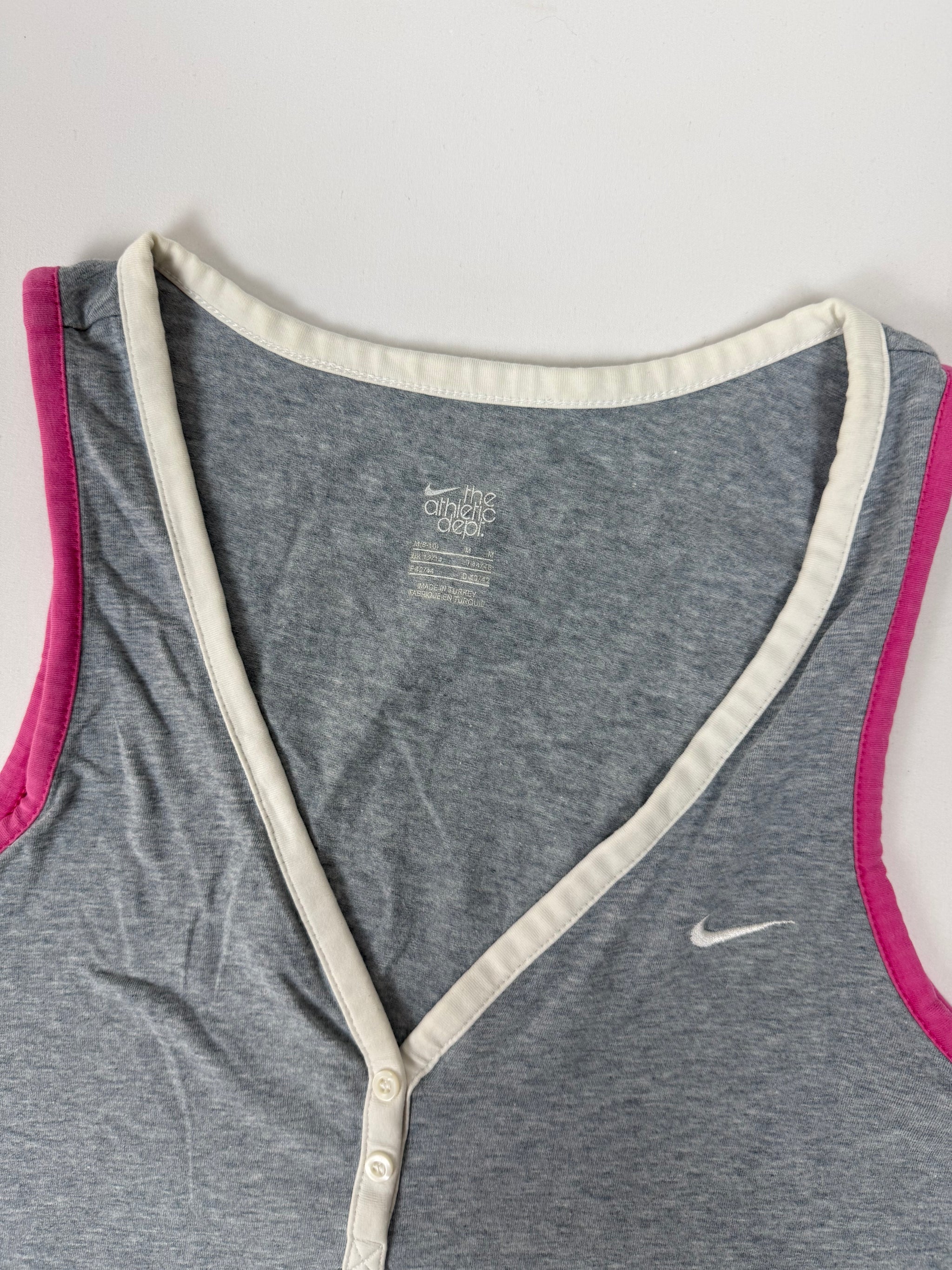 Grey activewear cotton top (M)