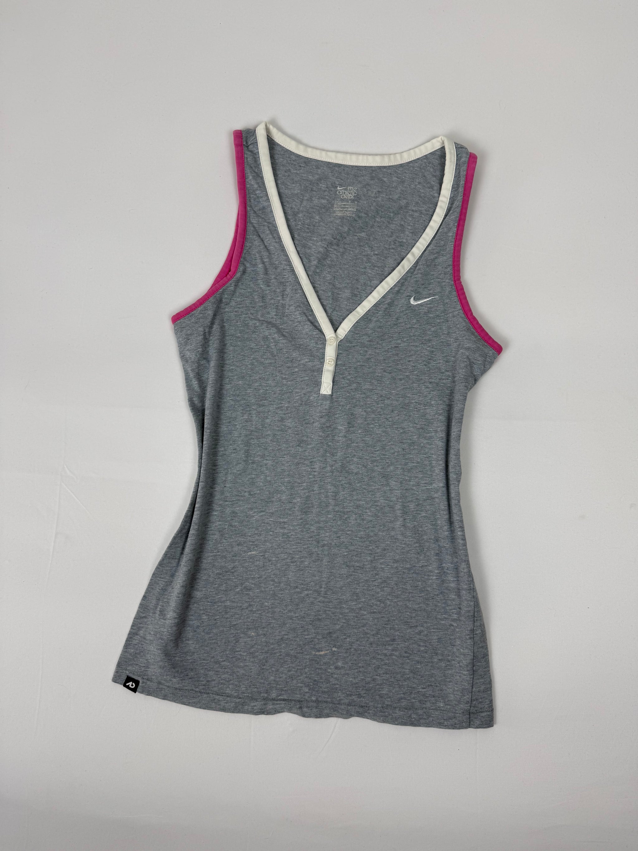 Grey activewear cotton top (M)
