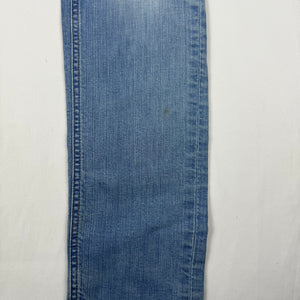 Blue denim low rise skinny pants (S)