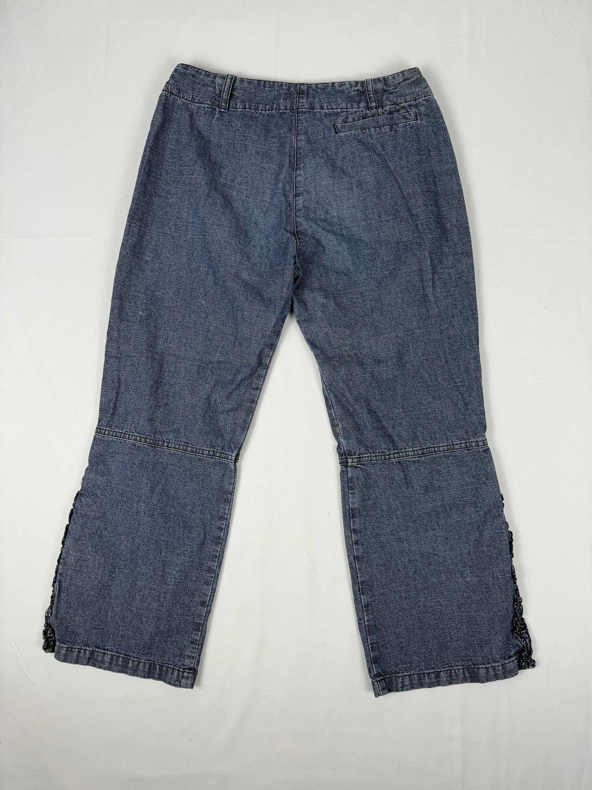 Navy low rise capri pants (XS)