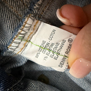 Blue low rise skinny pants (S)