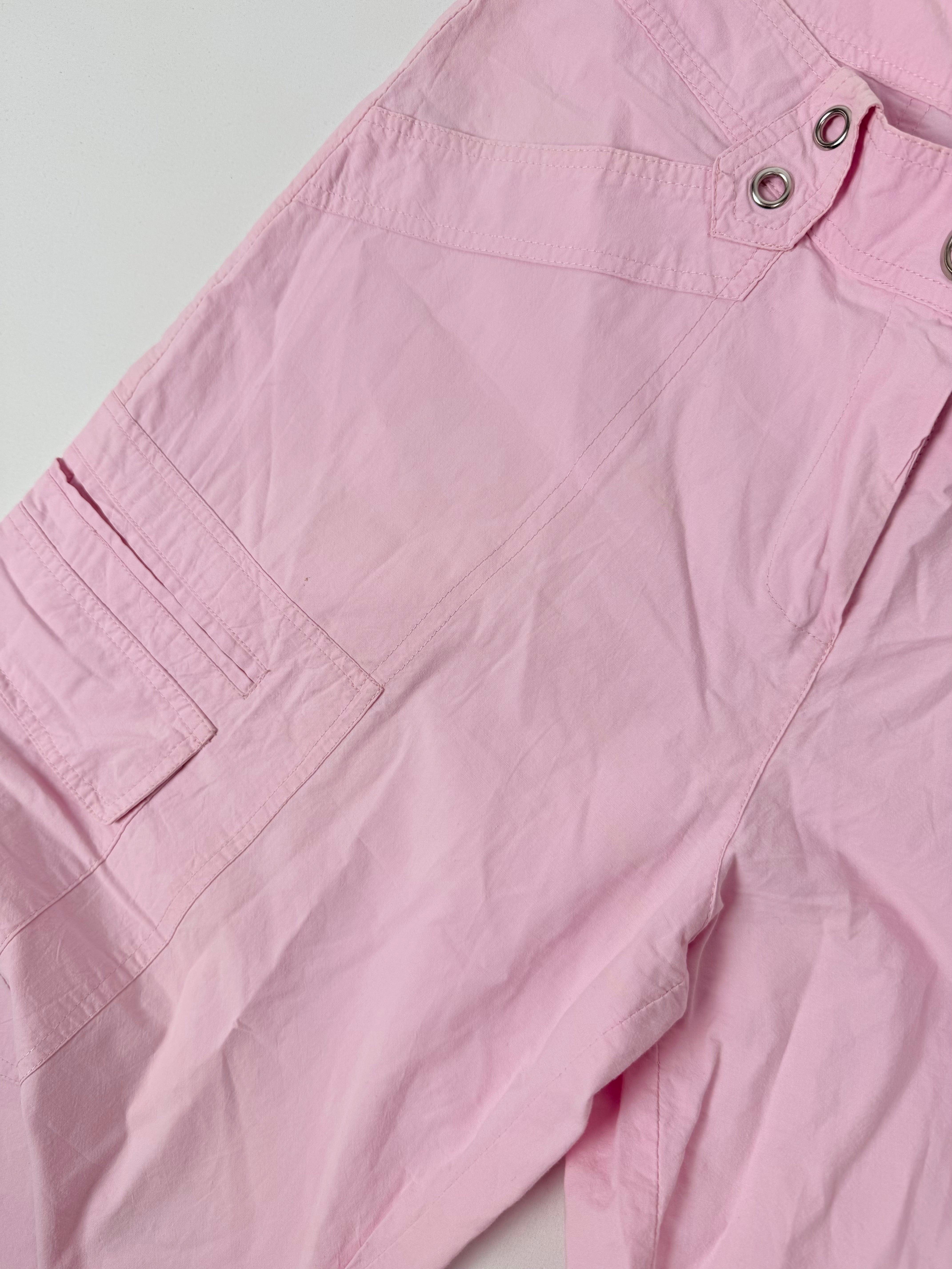 Pink baggy capri pants (L)